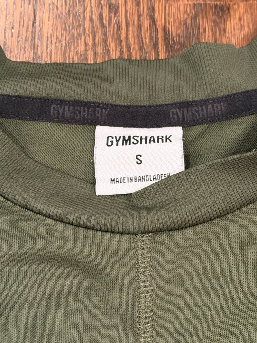 Gymshark Training Long Sleeve Top - Deep Olive Green - Small - Picture 5 of 12